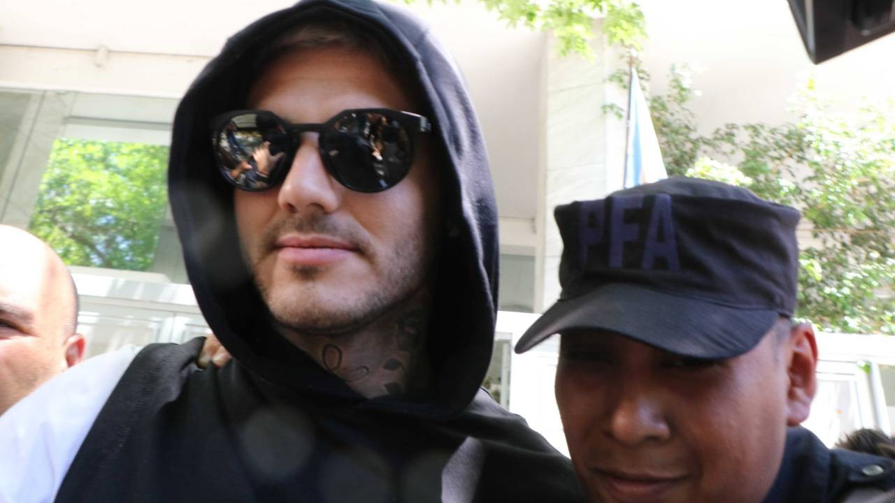 Wanda Nara ile boşanıyorlar: Mauro Icardi Buenos Aires'te mahkemeye çıktı