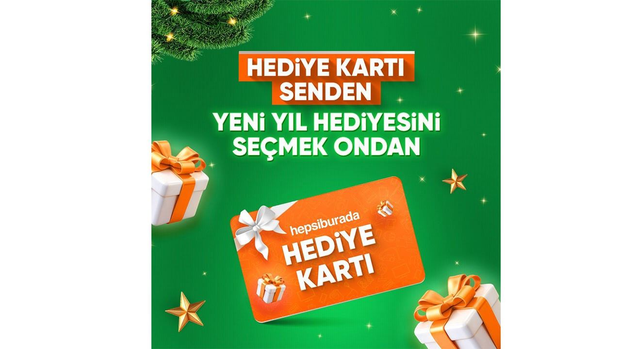 Hepsiburada yeni yıl alışverişlerine özel hediye çekleri sunmaya başladı