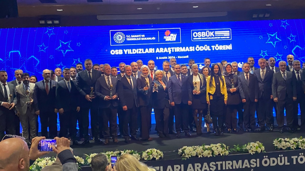 OSB'lerin yıldızları belli oldu