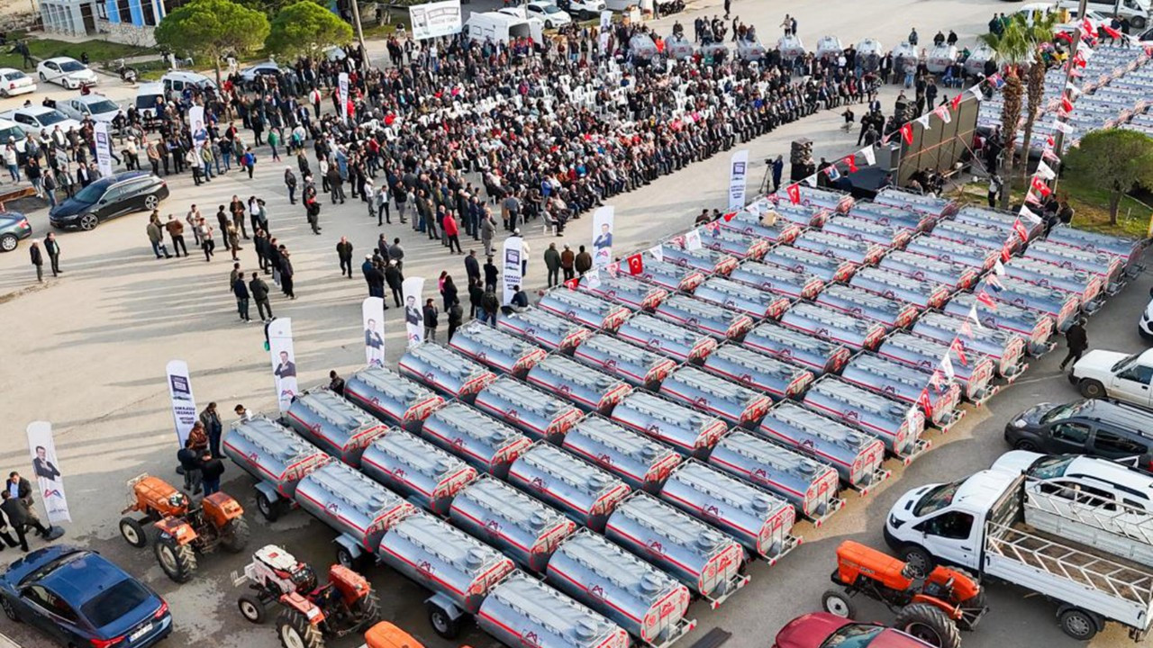 Mersin’de, ‘Sulama Tankeri Desteği Projesi’ başlatıldı