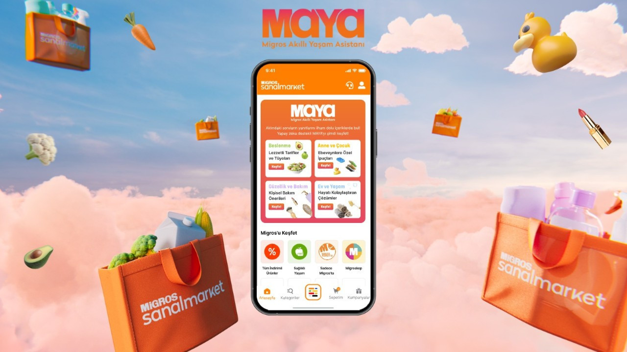 MAYA, Migros Sanal Market uygulamasında tüm kullanıcılara açıldı