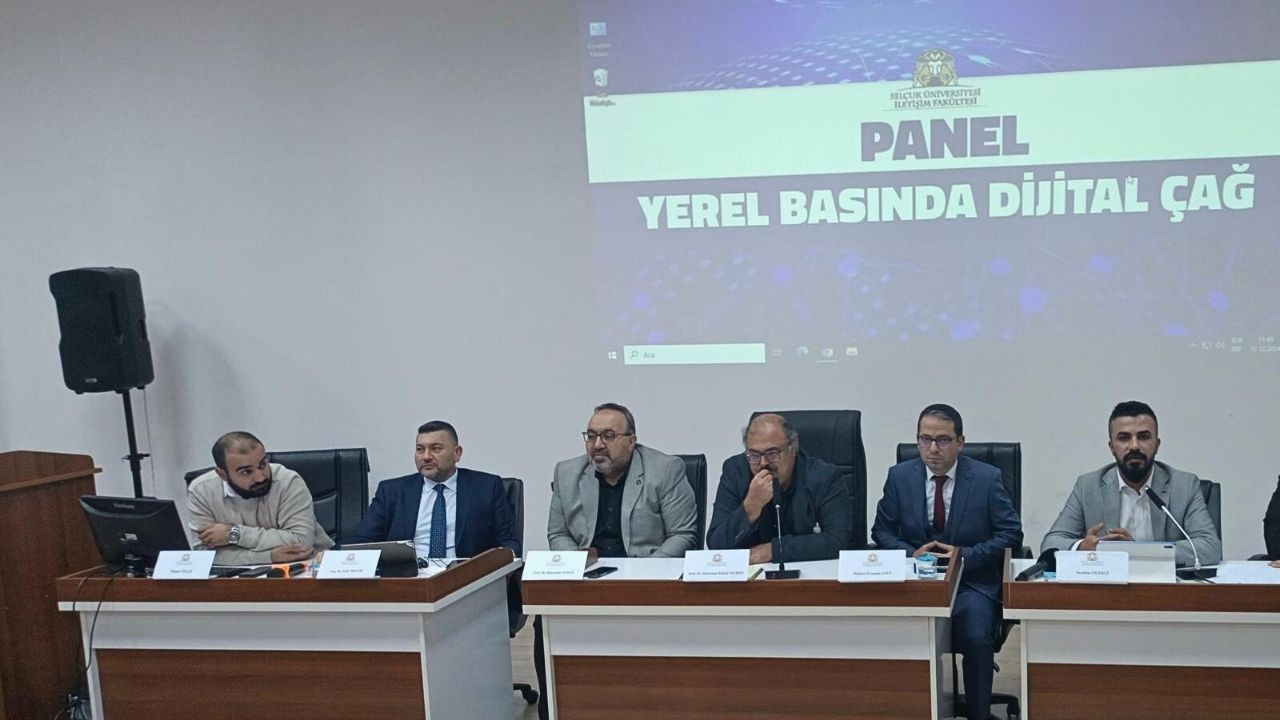 Selçuk Üniversitesi'nde basının dijital dönüşümü konuşuldu