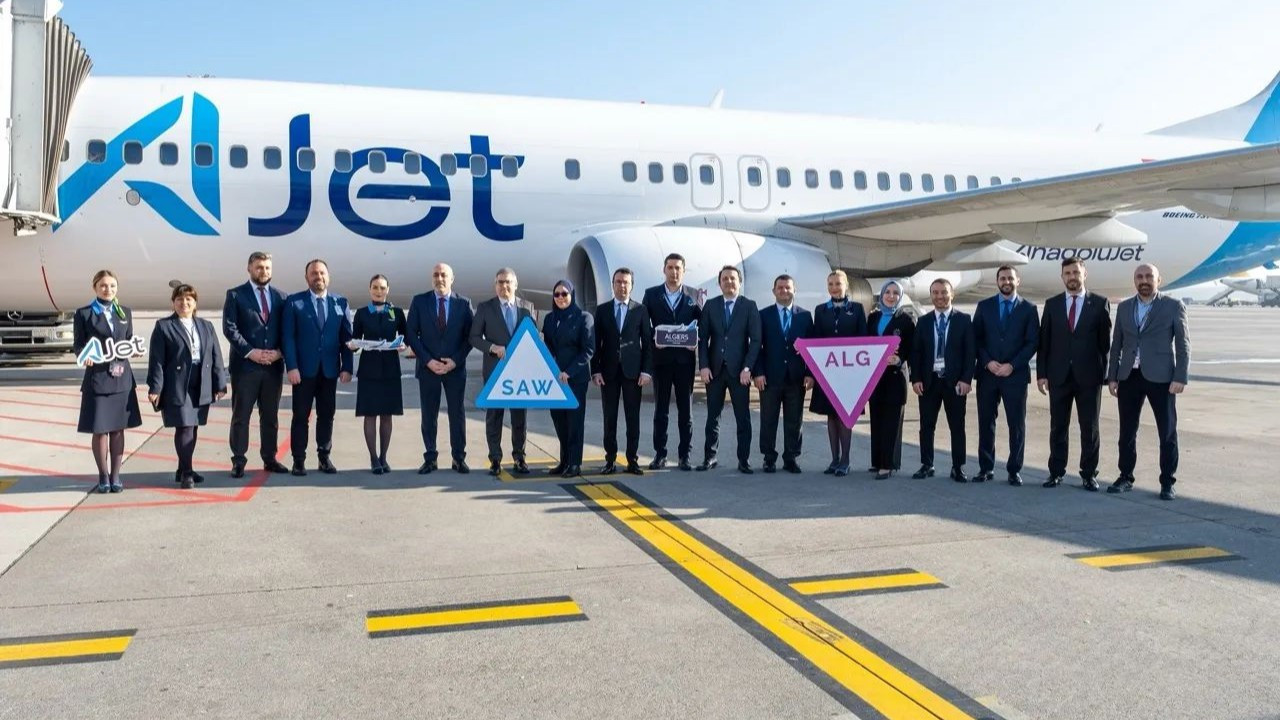 Sabiha Gökçen’de yeni yılın ilk hat açılışı Cezayir oldu