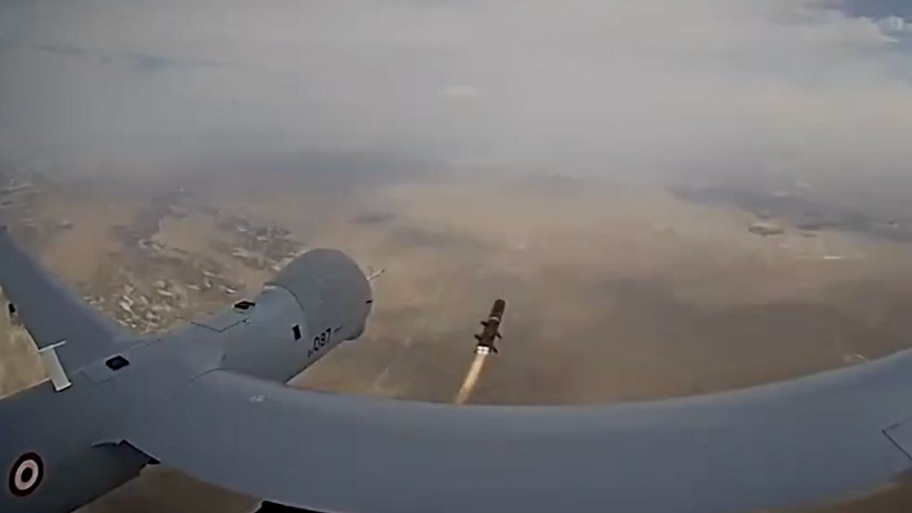 TUSAŞ'ın Anka'sı, Roketsan'ın L-UMTAS'ıyla hedefi böyle vurdu!