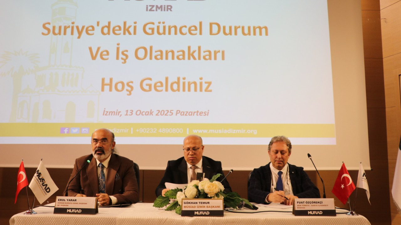 MÜSİAD İzmir'de "Türkiye-Suriye işbirliği" zirvesi