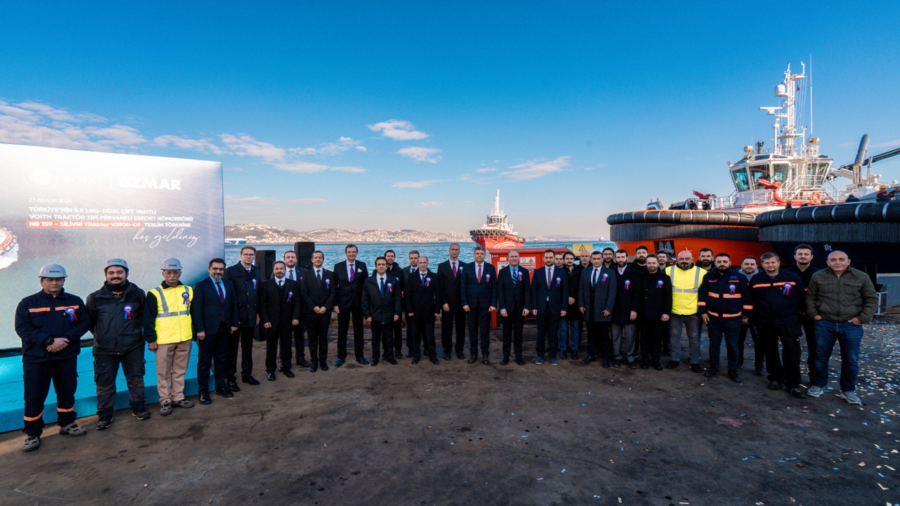 UZMAR Tersanesi, BOTAŞ’ın römorkörlerini teslim etti