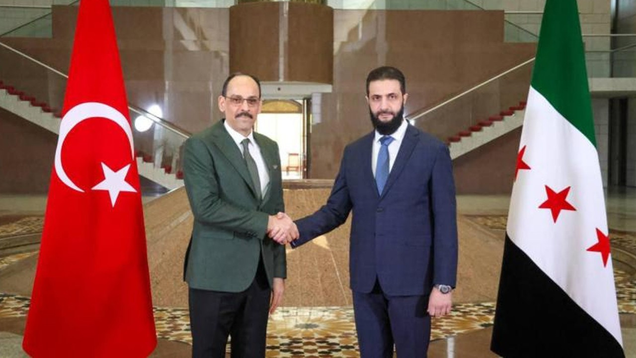 MİT Başkanı Kalın, Şam'da Ahmed Şara ile görüştü