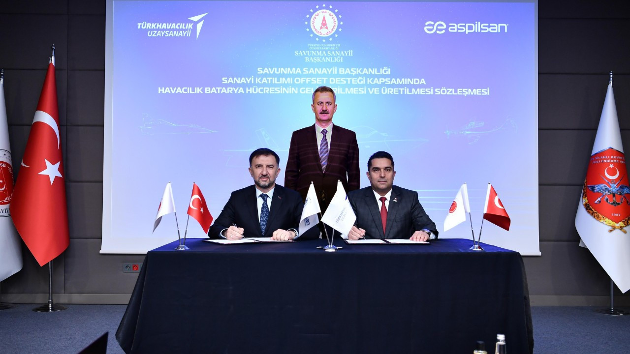 TUSAŞ ve ASPİLSAN Enerji Havacılık Batarya Hücresi alanında sözleşme yaptı