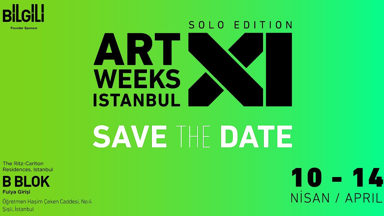 Artweeks Istanbul XI. Solo Edisyon 10 Nisan’da başlıyor
