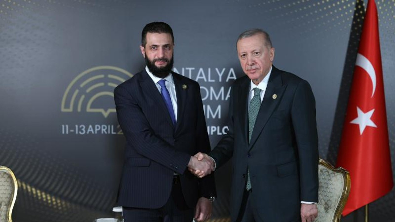 Cumhurbaşkanı Erdoğan, Şara ile görüştü