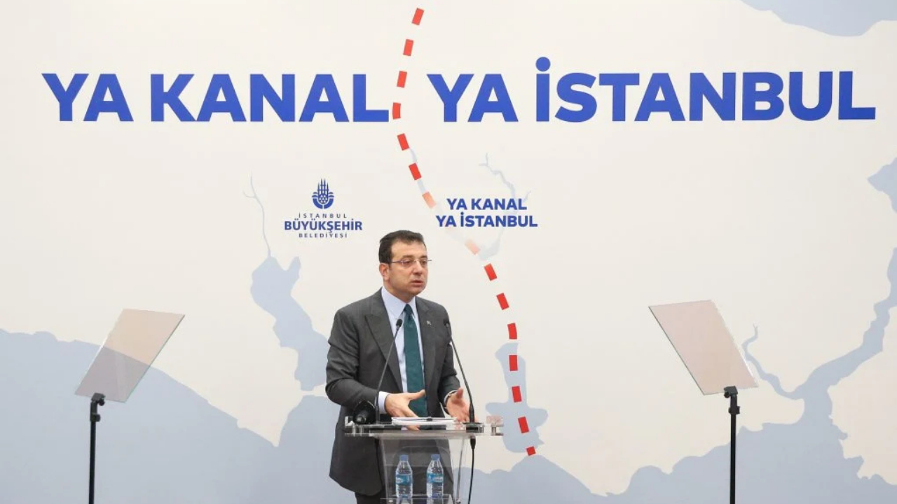 İmamoğlu’ndan Kanal İstanbul açıklaması: Yokluğumu fırsat bilip 24 bin konut inşaatına başladılar