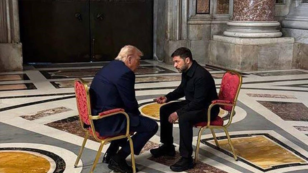 Zelenskiy: Trump ile bugüne kadar en iyi görüşmeyi Vatikan'da gerçekleştirdik