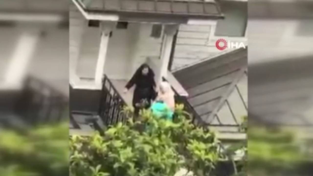 Orhan Gencebay’ın eşi Sevim Emre yalı komşusuyla tartıştı! İşte o anlar... (Video)