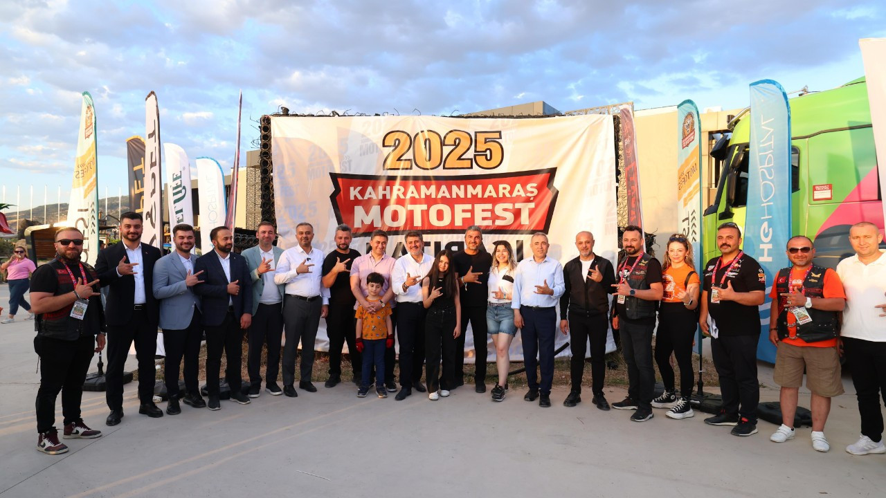 Kahramanmaraş Motofest’i 3 günde 78 bin vatandaş ziyaret etti