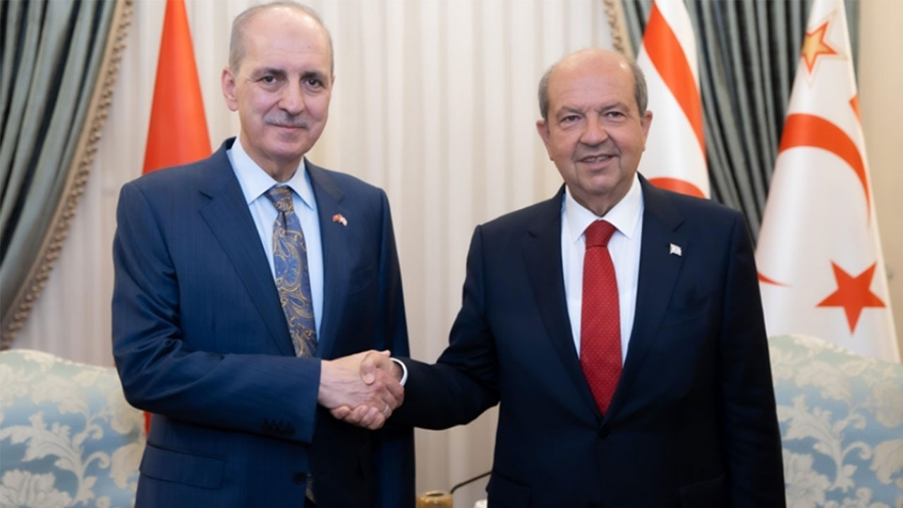 KKTC Cumhurbaşkanı Tatar'dan TBMM Başkanı Kurtulmuş'a tebrik
