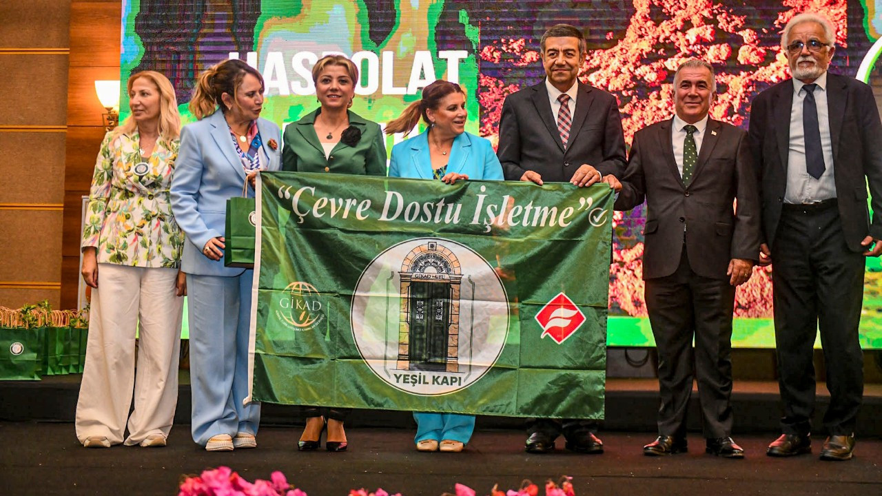 Gaziantep Ticaret Borsası'na 'Yeşil Kapı' ödülü verildi