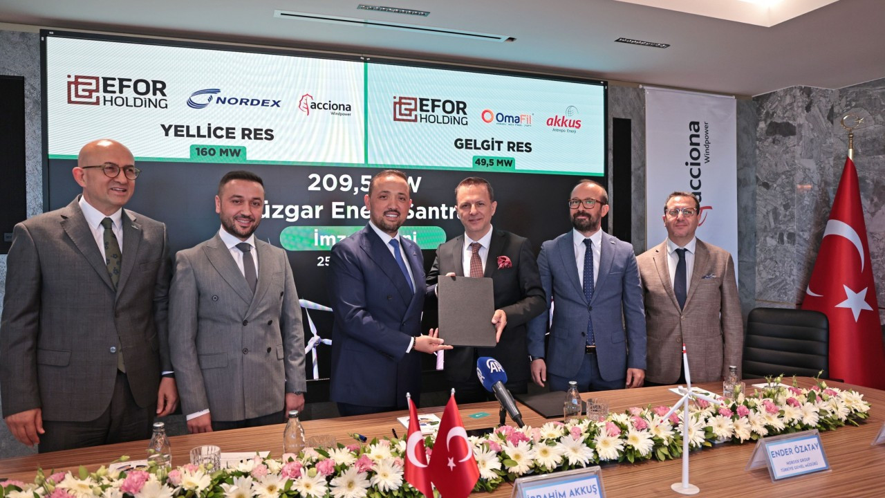 Efor Holding’den 280 milyon dolarlık rüzgar enerjisi yatırımı