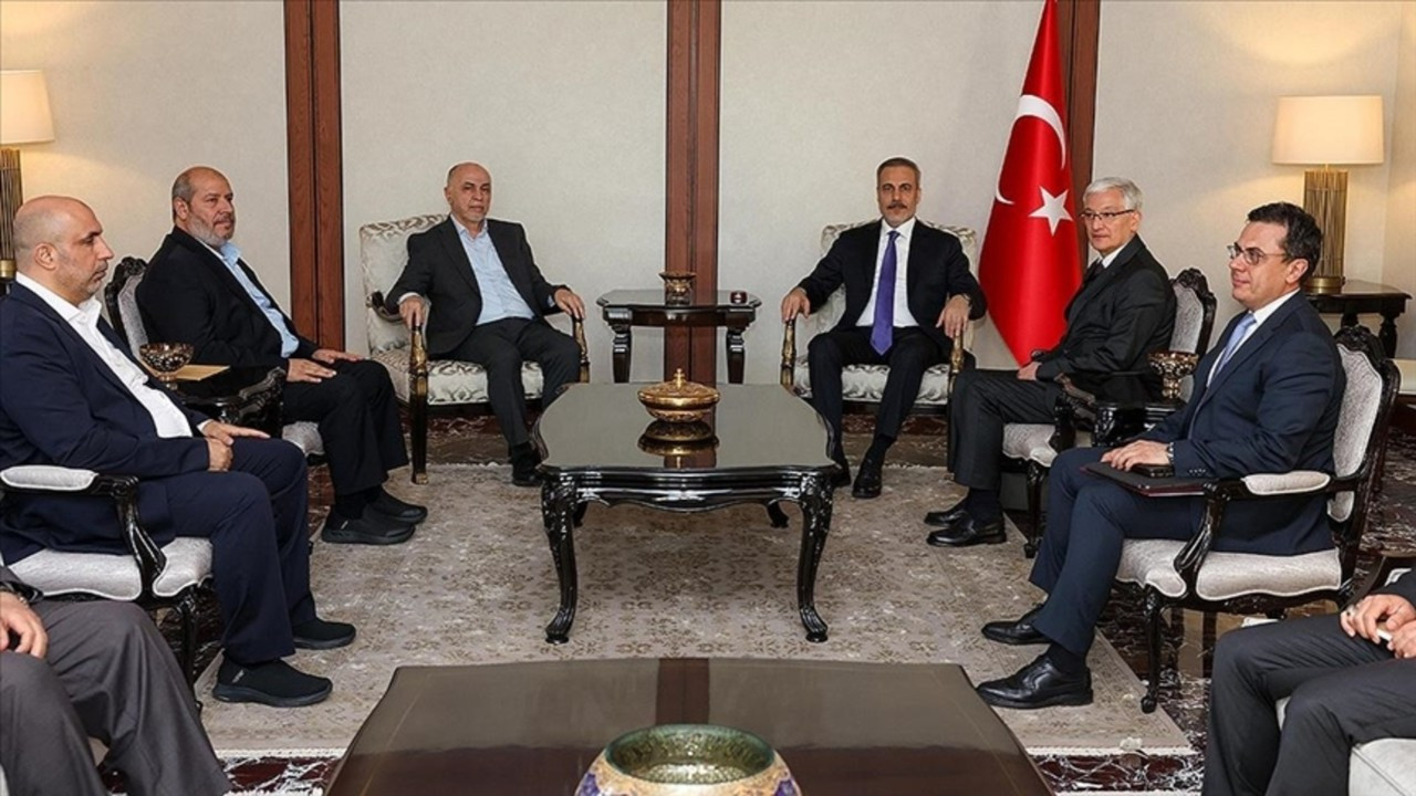 Bakan Fidan, Hamas heyetiyle görüştü