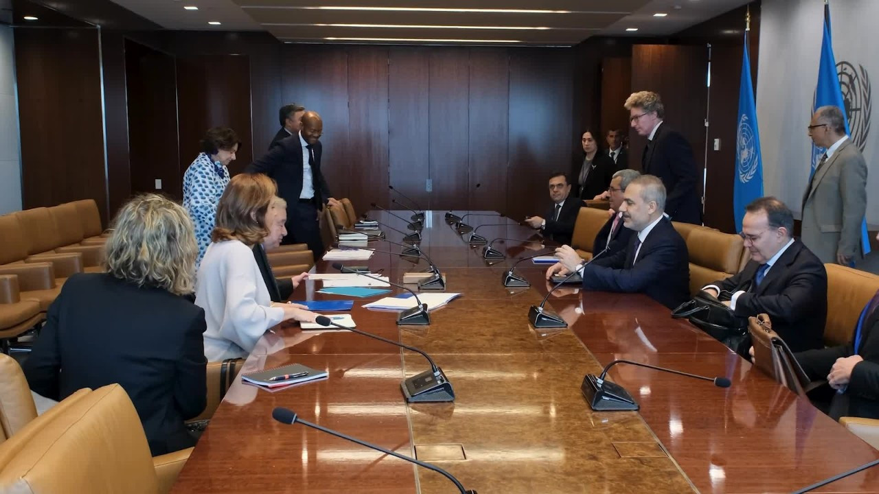 Bakan Fidan, Guterres ile görüştü