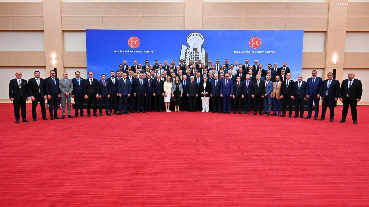 MHP lideri Bahçeli, il başkanları ile görüştü