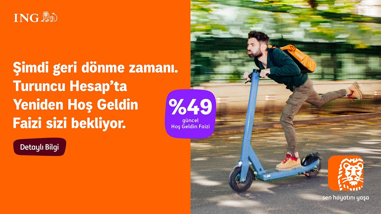 ING’den Turuncu Hesap Sahiplerine Özel Fırsat: Yeniden Hoş Geldin Faizi ING’den Turuncu Hesap Sahiplerine Özel Fırsat: Yeniden Hoş Geldin Faizi