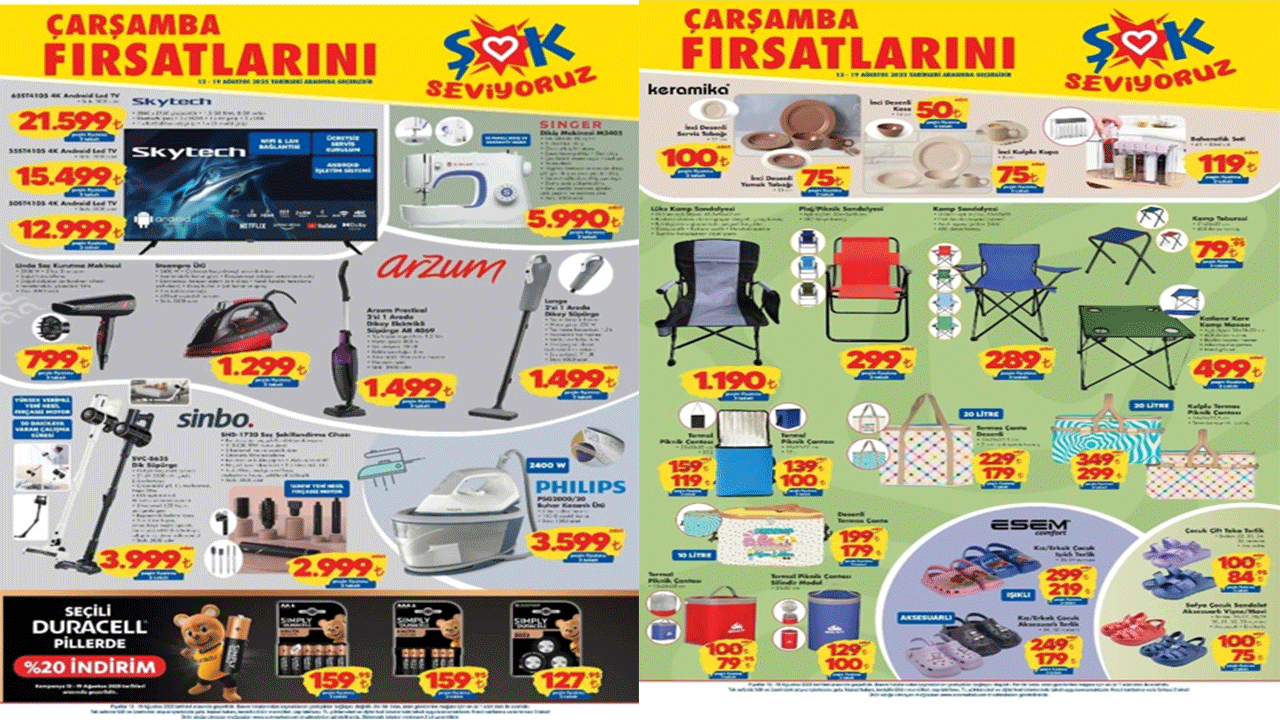 ŞOK'a 13 Ağustos Çarşamba günü Singer Dikiş Makinesi geliyor! (ŞOK 13-19 AĞUSTOS 2025 KATALOĞU)