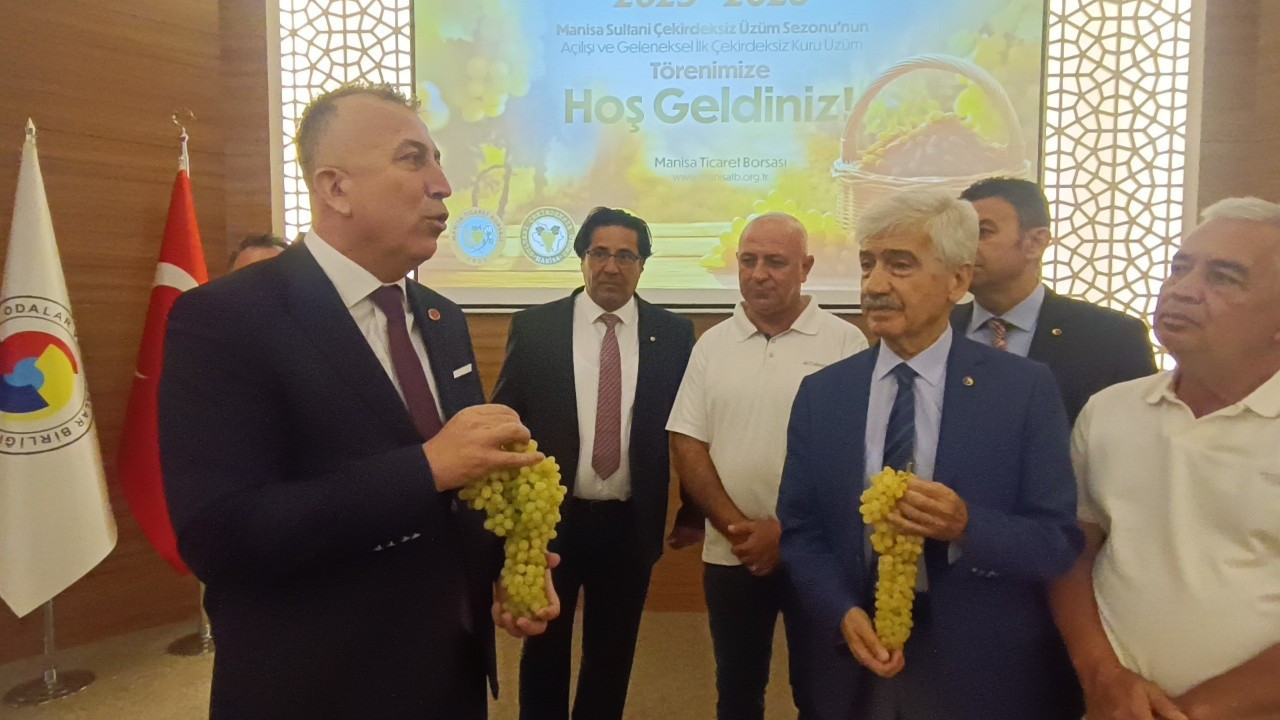 TARİŞ Üzüm Birliği Başkanı Şen: Şu an en büyük sorunumuz pazarımızı kaybetmemek