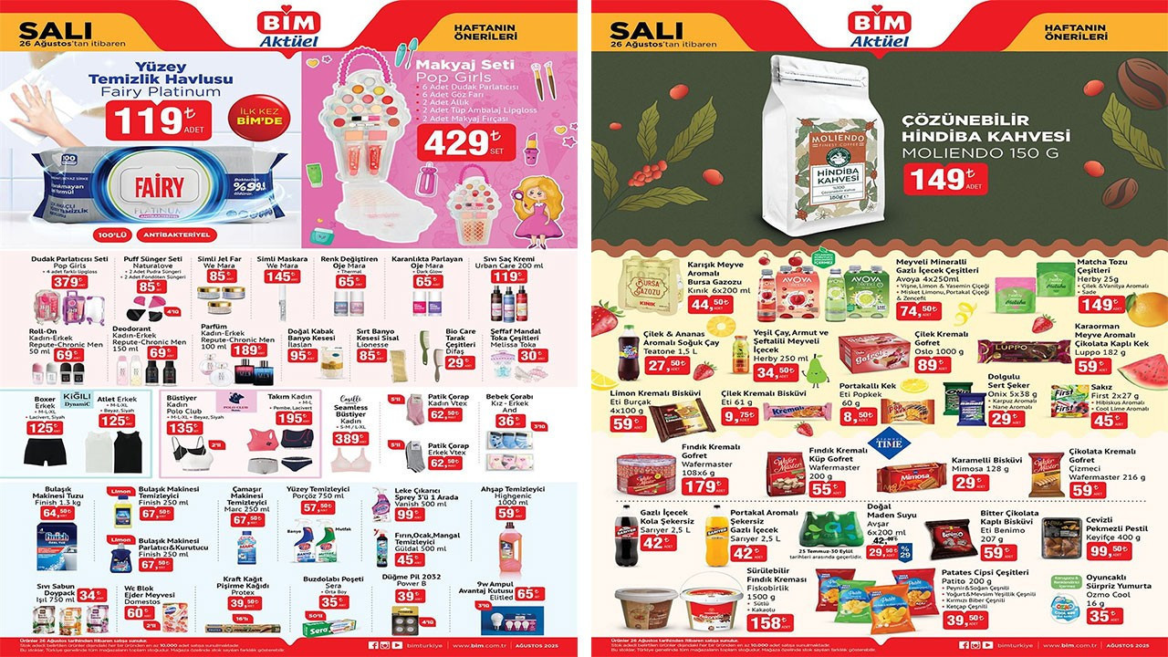 Bim market 26 Ağustos Salı Aktüel Ürünler Kataloğu yayımlandı! Bim’e Simli Jel Far geliyor