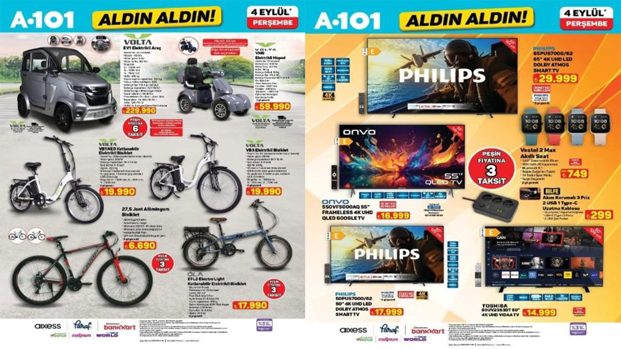 A101 market 04 Eylül 2025 tarihinden itibaren geçerli Aldın Aldın aktüel indirimlerinde neler var? A101 market 04 Eylül 2025 tarihinden itibaren geçerli Aldın Aldın aktüel indirimlerinde neler var?