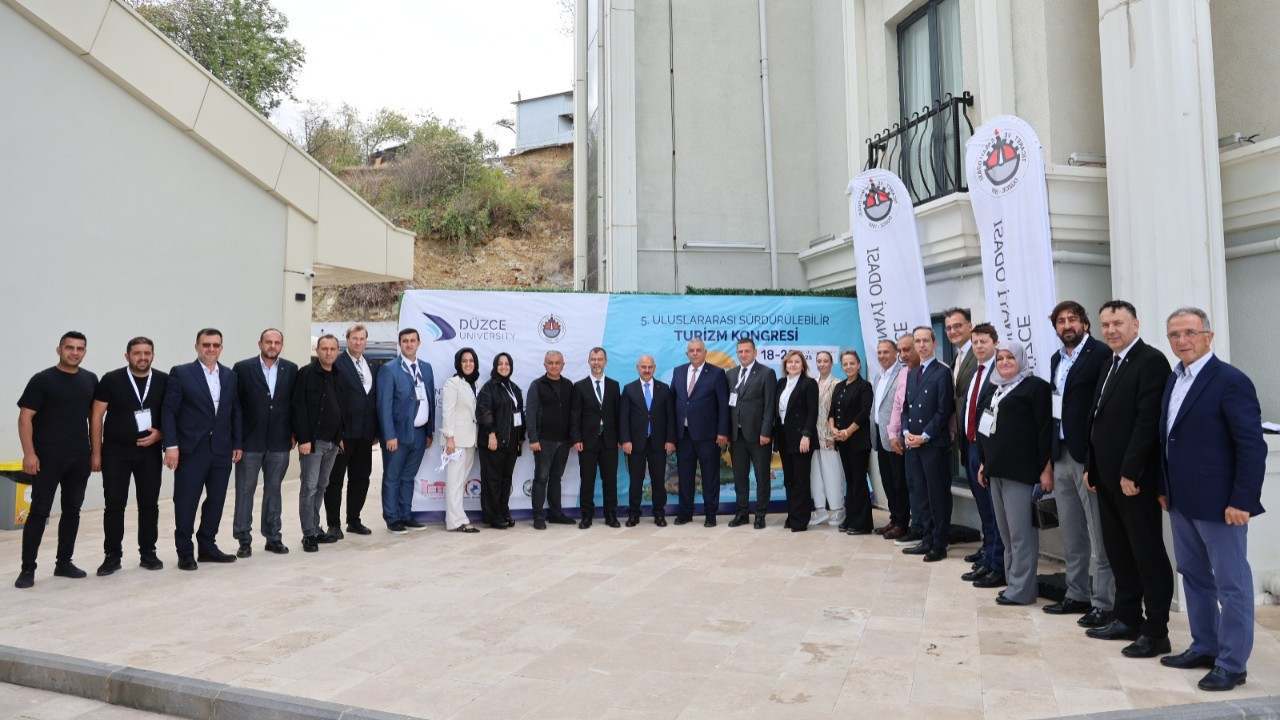 Düzce 5. uluslararası sürdürülebilir turizm kongresi yapıldı