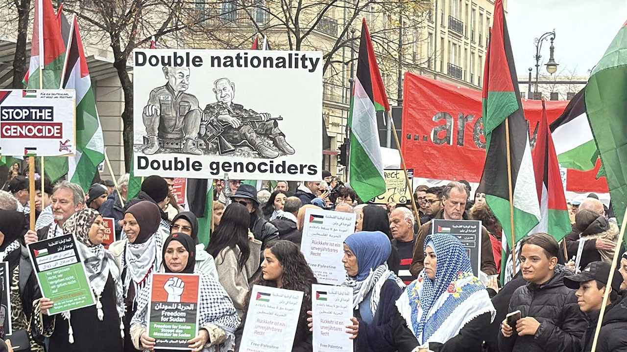 Berlin'de Balfour Deklarasyonu protesto edildi