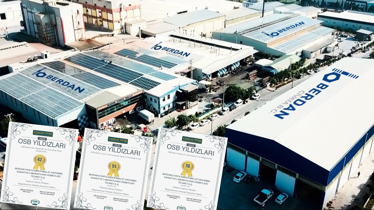 Berdan Civata’ya OSB Yıldızları’ndan 3 Ödül