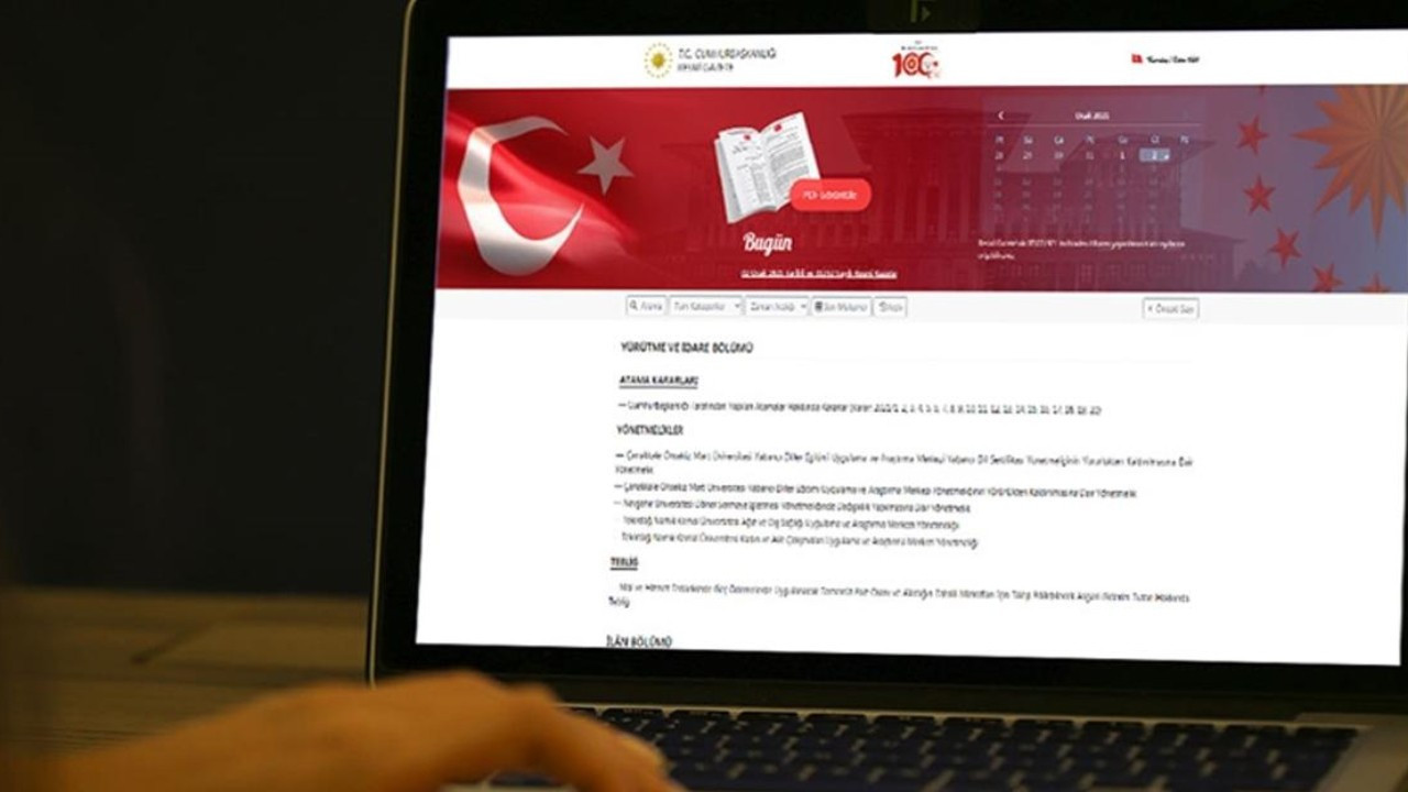 27 Kasım 2025 Resmi Gazete: Resmi Gazete atama kararları (27 Kasım)