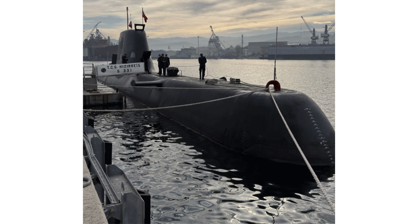 HIZIRREİS denizaltısı Türk Donanması’nda hizmete girdi
