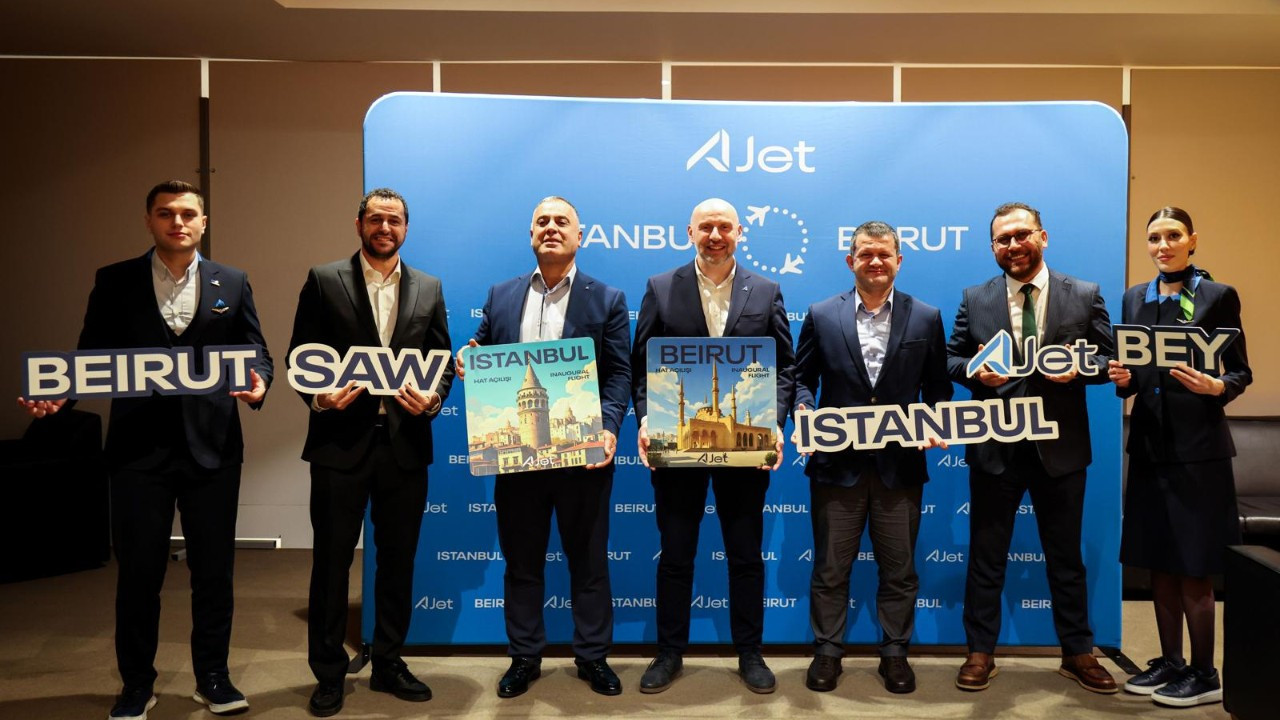 AJet’in İstanbul-Beyrut seferleri başladı