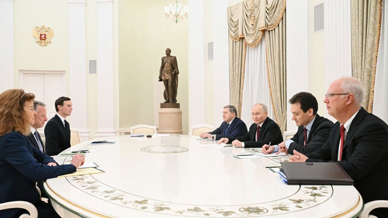 Putin, Trump'ın danışmanı Witkoff ve damadı Kushner ile bir araya geldi