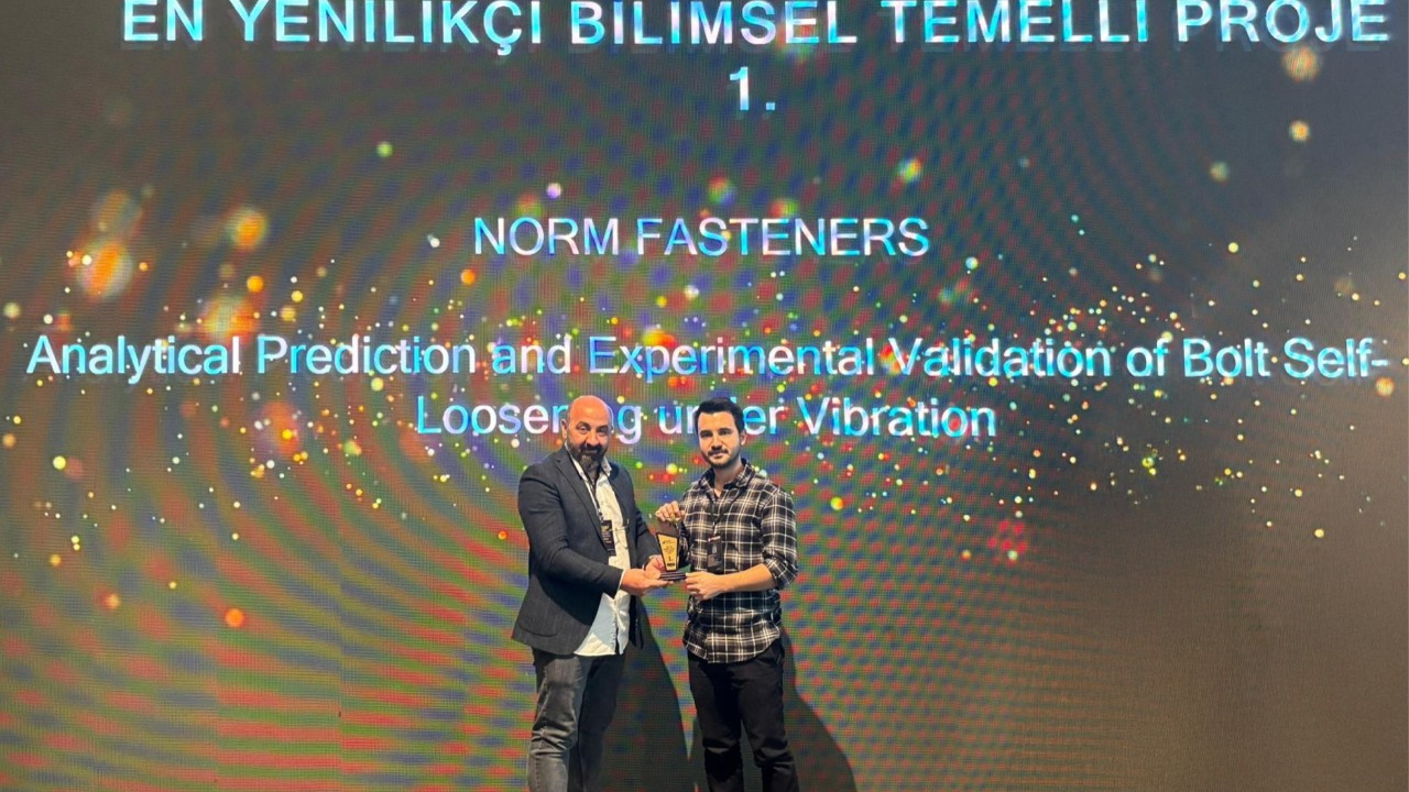 Norm Fasteners, En Yenilikçi Bilimsel Temelli Proje Ödülü aldı