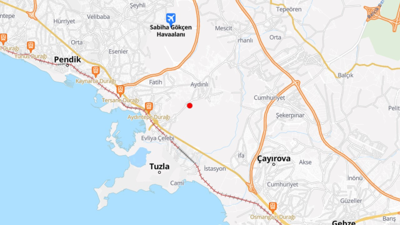 Tuzla az önce deprem mi oldu? Tuzla Pendik son depremler (AFAD)
