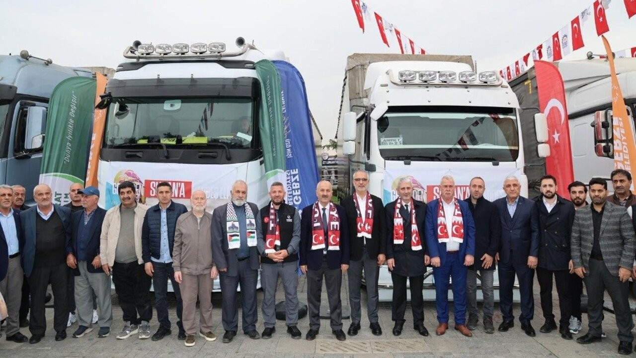 Gebze'den Sudan'a Uzanan “Kardeş Eli” yardım tırları yola çıktı
