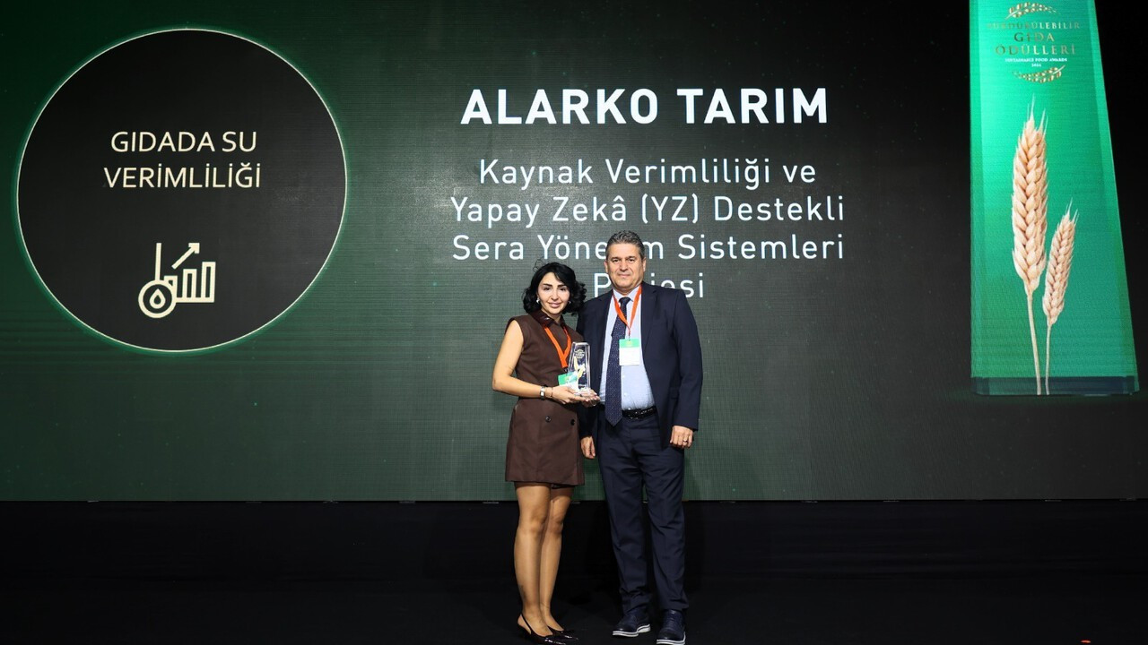 Alarko Tarım Grubu yapay zeka destekli akıllı sera…