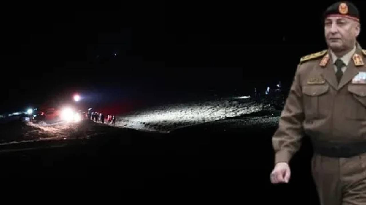 Libya askeri heyetini taşırken düşen jete ilişkin paylaşımlara soruşturma