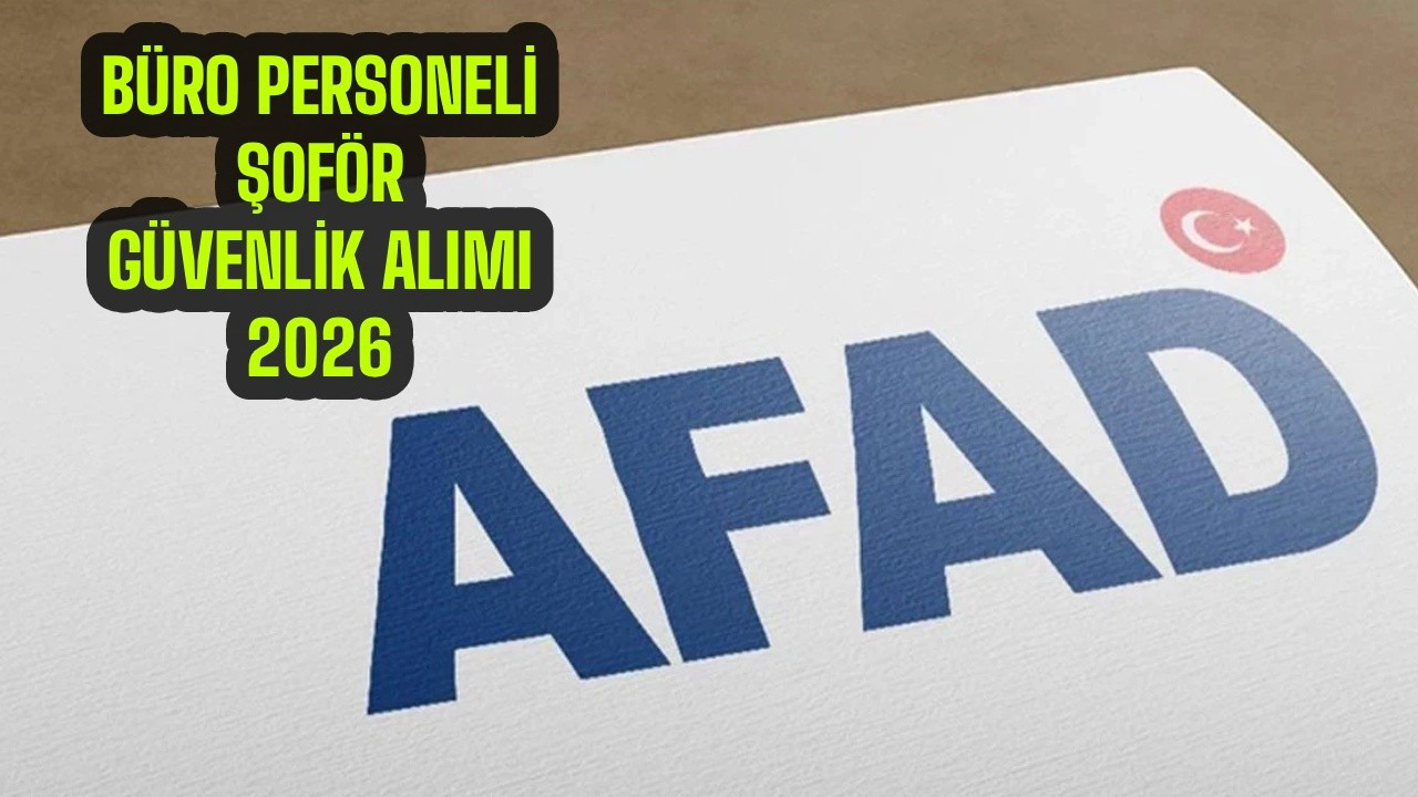 AFAD 473 personel alım şartları; AFAD avukat mühendis alımı başvuru ekranı