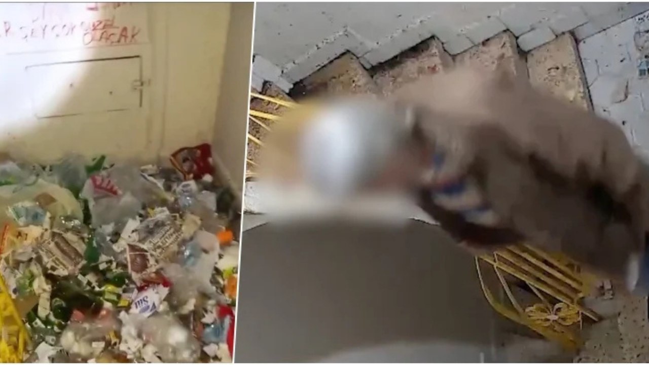 Akrabasının evinin önüne çöp döken kişi gözaltına alındı