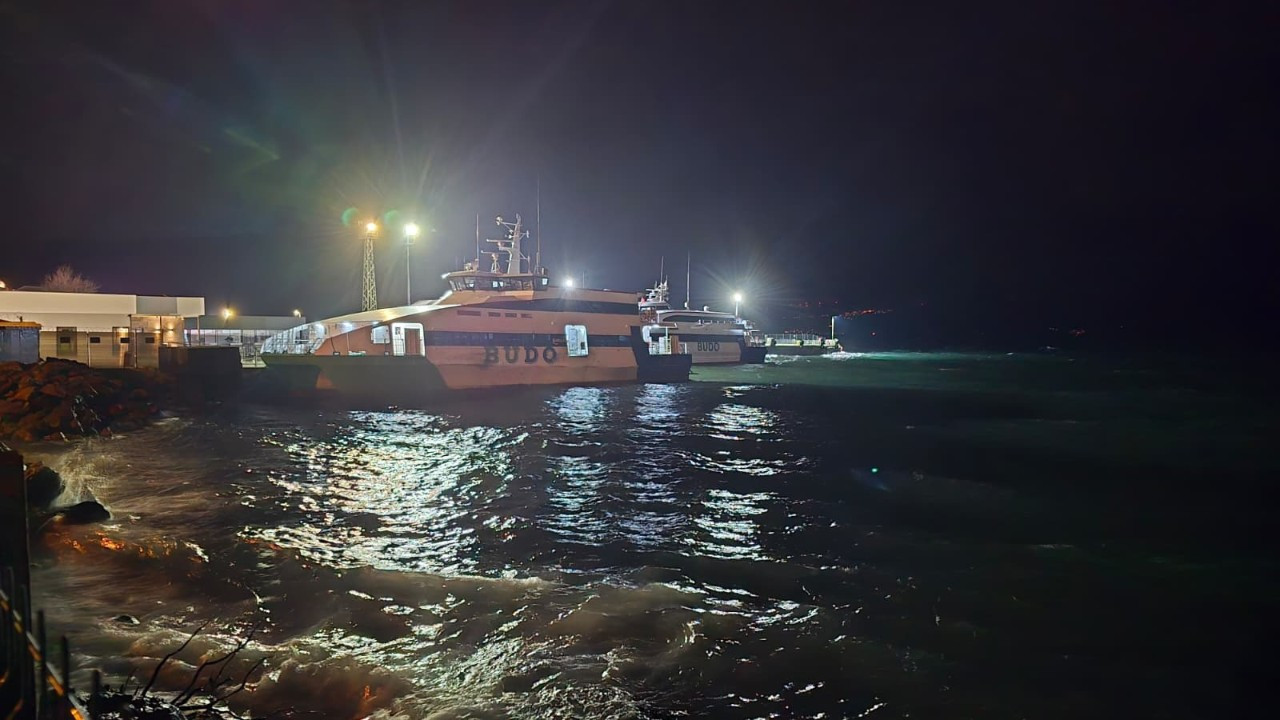 BUDO seferleri olumsuz hava koşulları nedeniyle iptal edildi