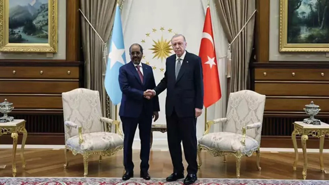 Cumhurbaşkanı Erdoğan, Somali Cumhurbaşkanı Mahmud'u kabul etti