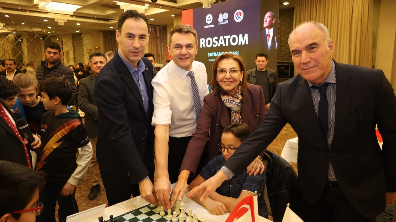 Mersin'de Rus nükleer endüstrisinin 80. yılı onuruna "Rosatom Satranç Kupası"