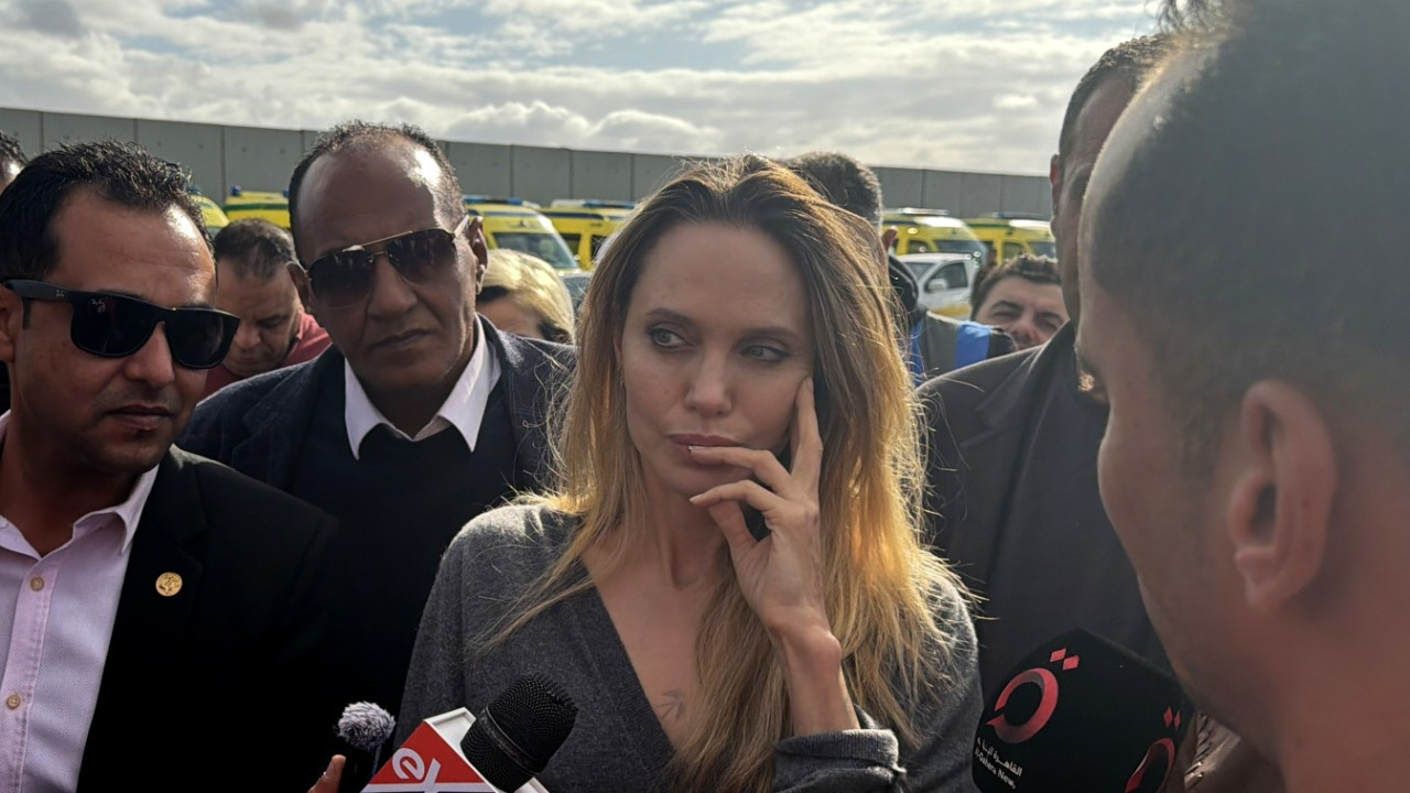 Angelina Jolie: Gazze'ye en kısa sürede daha fazla yardım ulaştırılması gerek