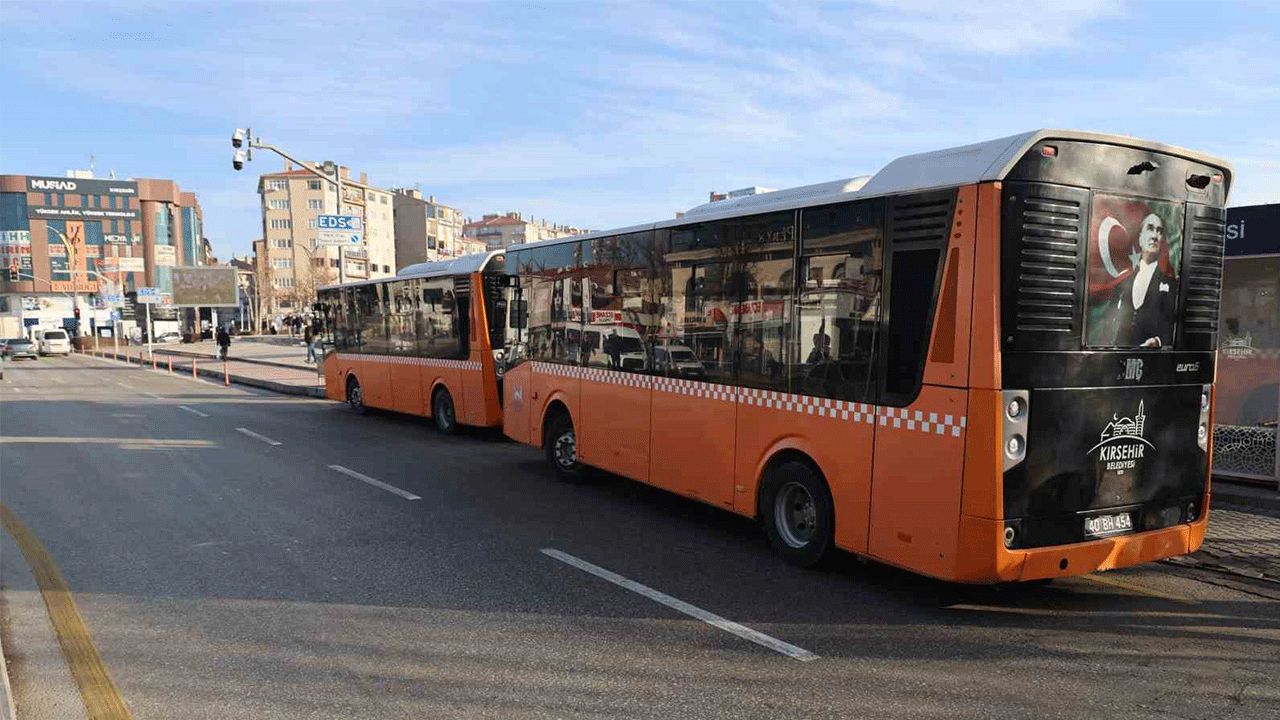 Kırşehir’de şehir içi ulaşım tarifesine zam geldi