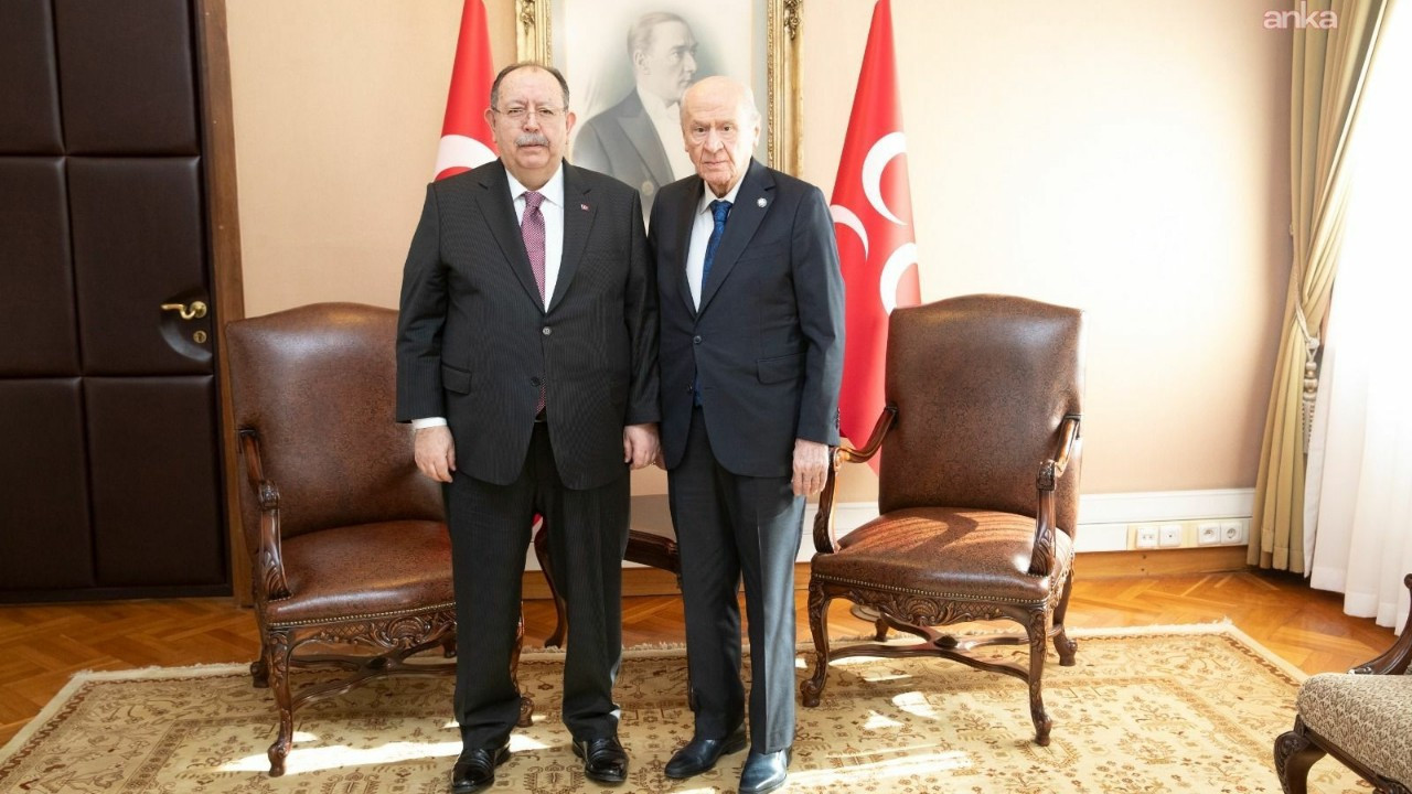 YSK Başkanı Yener'den Bahçeli'ye ziyaret