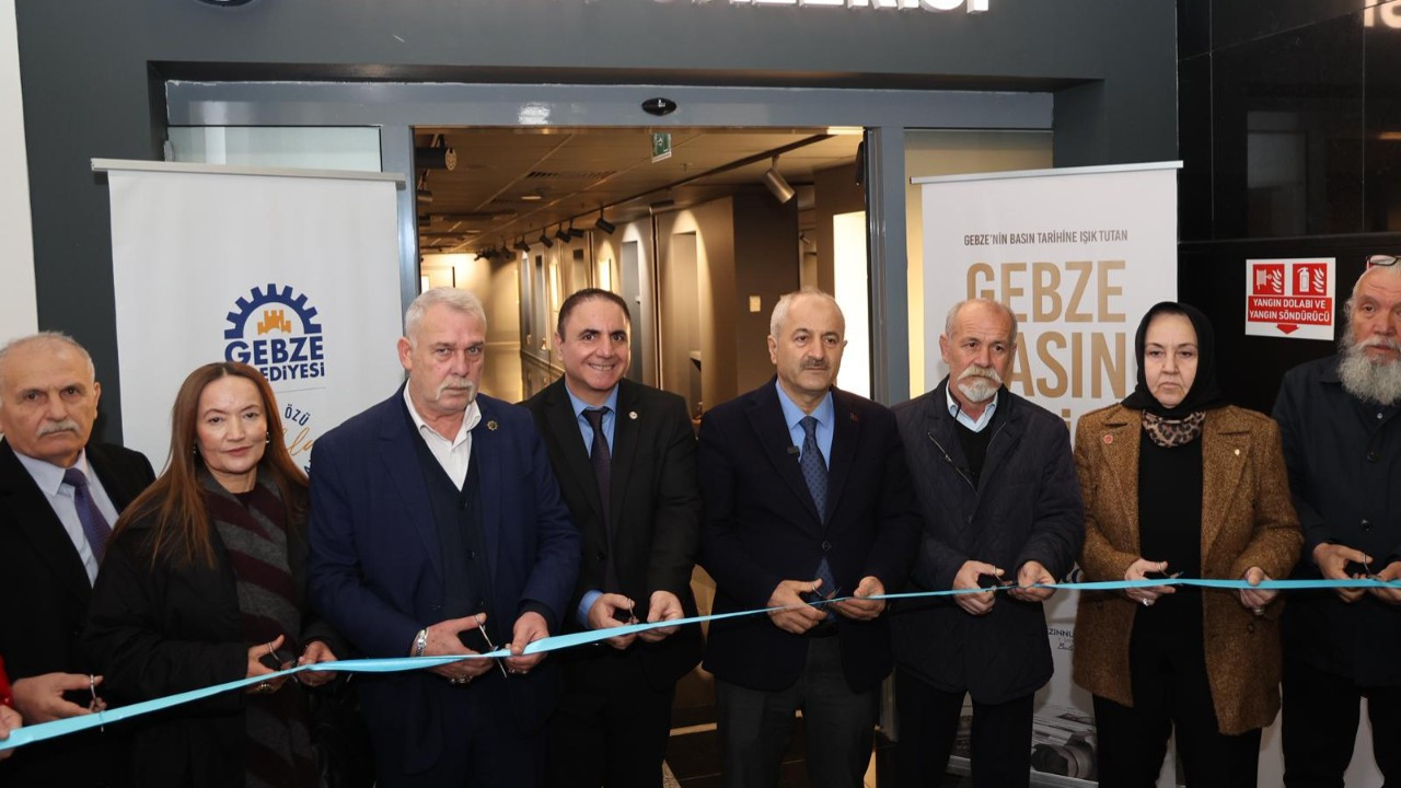 Gebze Basın Tarihi Sergisi ziyaretçilere açıldı